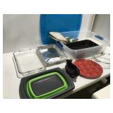 Kitchen items in a tote