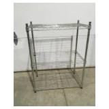 Small metal shelf