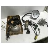 Work lights extension cord outdoor timer fan