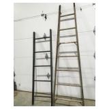 Ladder, decor itemsTallest one is 90 inches