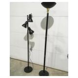 Two floor lamps