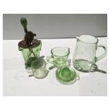 Green glassware