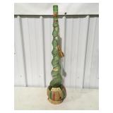 1975 Chianti wine bottle 32 1/2"