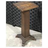 Wood plant stand 30" tall