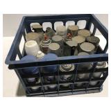 Crate with spray paint used
