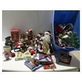 Large lot Christmas decor and more items