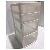4 drawer, plastic organizer, 24 "