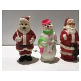 Vintage  blow, mold Christmas