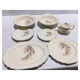 Vintage lido China Canarytone pieces