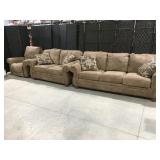 Ashley furniture couch, loveseat, rocking