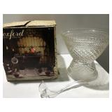 Wexford punch bowl & cupsBox in bad condition