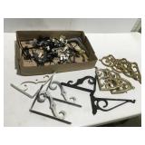 Shelf, brackets and hooks
