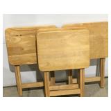 Wood TV trays