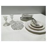 Serving items in candle holders