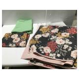 Comforter, pillowcase, blanket