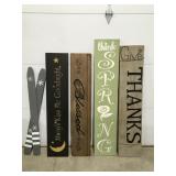 Wood signs