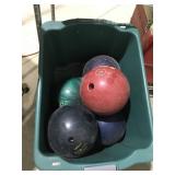 5 bowling balls