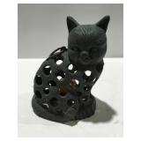 Outdoor candle cat