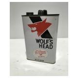 Wolfï¿½s head 1 gallon oil can