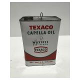 Texaco Capella oil, 1 gallon cans fullNo