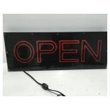 Open sign 25ï¿½ x 9 1/2ï¿½
