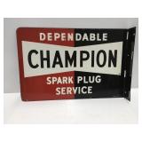 Champion spark plug flange sign