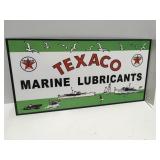 Texaco Marine lubricants porcelain covered flange