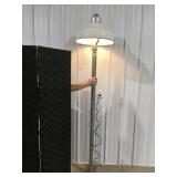 Service station island light porcelain shade