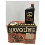7 quarts of Havoline oil, 10 W ï¿½ 30