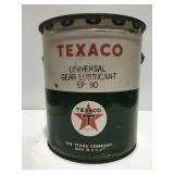 Vintage texaco. Universal gear lubricant 5 gallon