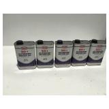 Texaco outboard motor oil cans full