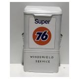 Service station island cabinet  windshield