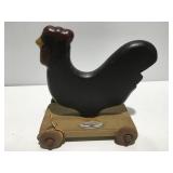 Henn Earl E rooster Pull toy