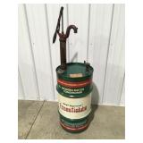 Essentialube 16 gallon can with pump
