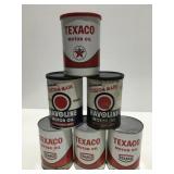 Texaco Quart cans empty
