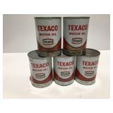 Texaco Quart cans Full
