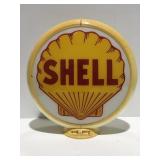 Shell oil gas pump topRing is plastic sign is
