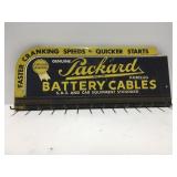 Vintage Packard battery cable display