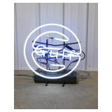 Gulf neon sign 22 1/2 tallLight changes while