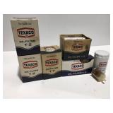 Vintage Texaco oil filtersBoxes have filters in