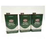 Texaco radiator fast flush cans