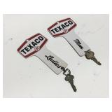 Texaco. Restroom keys