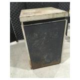 Metal garage box with hardware inside 24' x 26'