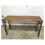 Sofa table 52' x 27 1/2' tall