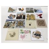 6ï¿½ decorated tiles