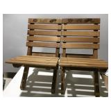 Richard and Kyle petty wood chairs