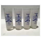 Seagrams gin salty Dog glasses