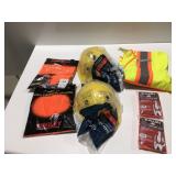 Safety hat and vest