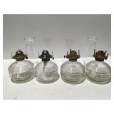 Vintage oil lamps