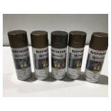 Rust oleum, metallic spray paint